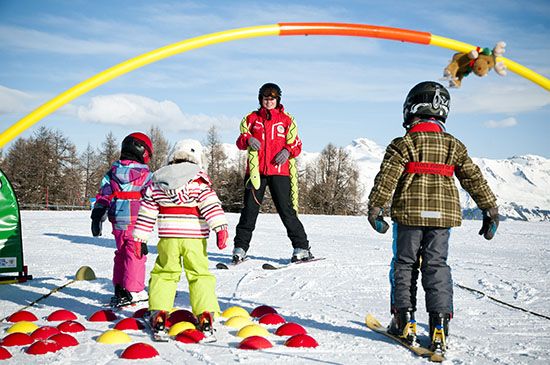 Cours de ski et snowboard avec les professeurs de l'Ecole Suisse de Ski Veysonnaz